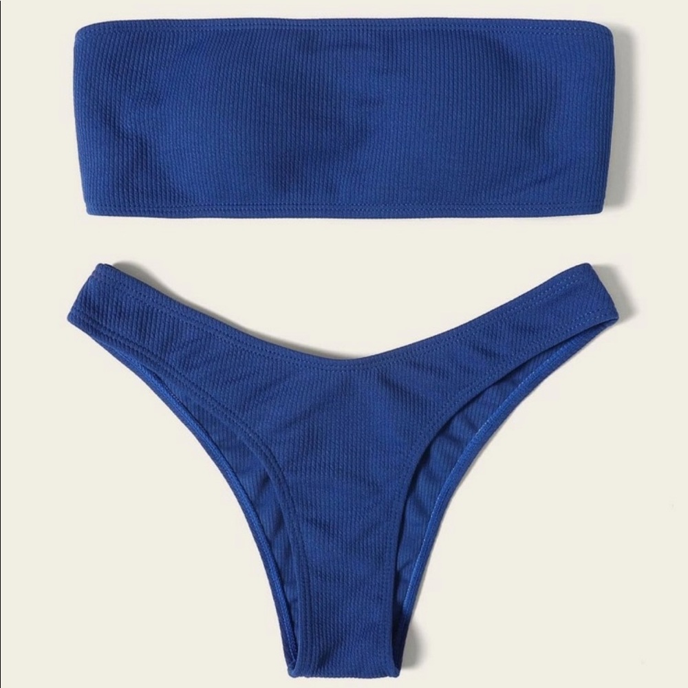 Blue bathing suit